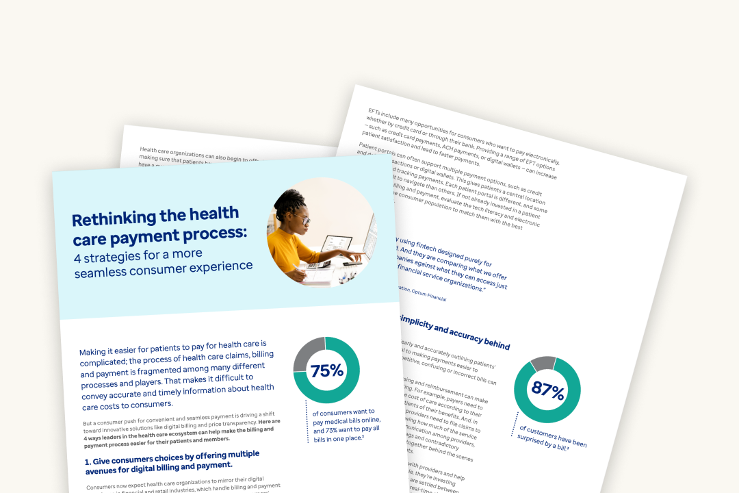 Rethinking the Healthcare Payment Process