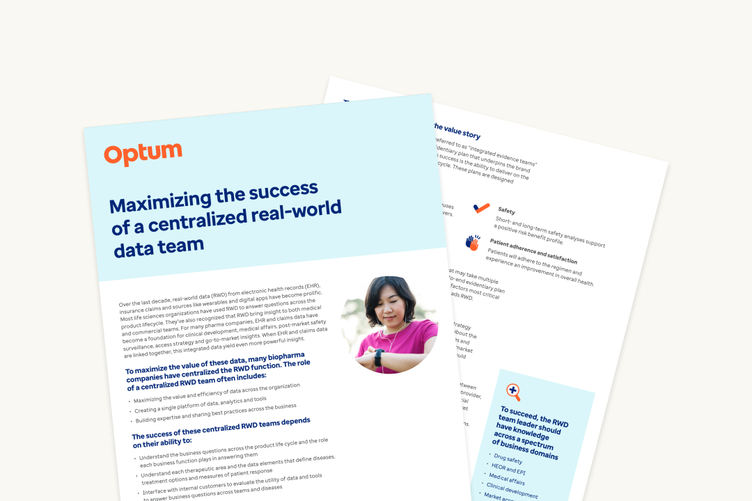 Maximizing Success of Centralized Real-World Data Teams 