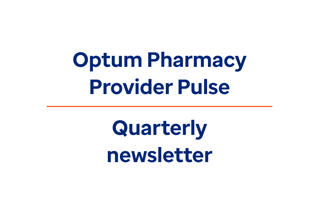 Subscribe to Pharmacy Provider Pulse Quarterly Newsletter 